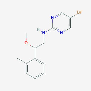 5-Bromo-N-[2-methoxy-2-(2-methylphenyl)ethyl]pyrimidin-2-amine