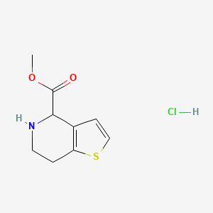 Methyl 4,5,6,7-tetrahydrothieno[3,2-c]pyridine-4-carboxylate hydrochloride
