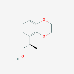(2R)-2-(2,3-Dihydro-1,4-benzodioxin-5-yl)propan-1-ol