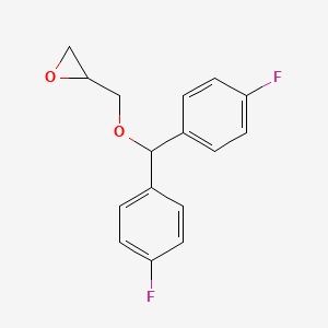 2-{[Bis(4-fluorophenyl)methoxy]methyl}oxirane
