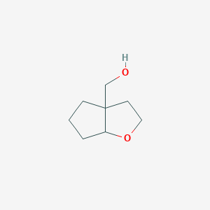 {hexahydro-2H-cyclopenta[b]furan-3a-yl}methanol