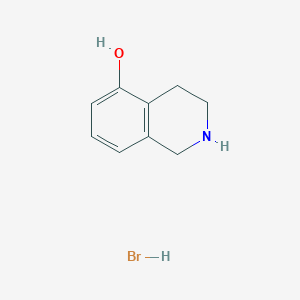 molecular formula C9H12BrNO B2983819 1,2,3,4-四氢异喹啉-5-醇氢溴酸盐 CAS No. 860437-59-8