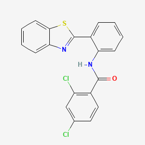 N-[2-(1,3-benzothiazol-2-yl)phenyl]-2,4-dichlorobenzamide