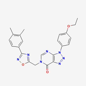 6-((3-(3,4-dimethylphenyl)-1,2,4-oxadiazol-5-yl)methyl)-3-(4-ethoxyphenyl)-3H-[1,2,3]triazolo[4,5-d]pyrimidin-7(6H)-one