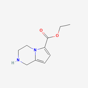 Ethyl 1,2,3,4-tetrahydropyrrolo[1,2-a]pyrazine-6-carboxylate