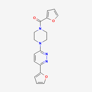 Furan-2-yl(4-(6-(furan-2-yl)pyridazin-3-yl)piperazin-1-yl)methanone