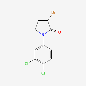3-Bromo-1-(3,4-dichlorophenyl)pyrrolidin-2-one