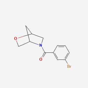 2-Oxa-5-azabicyclo[2.2.1]heptan-5-yl(3-bromophenyl)methanone