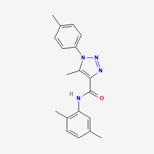molecular formula C19H20N4O B2984008 N-(2,5-dimethylphenyl)-5-methyl-1-(4-methylphenyl)-1H-1,2,3-triazole-4-carboxamide CAS No. 866895-97-8