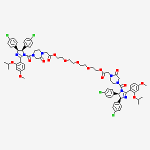 molecular formula C72H78Cl4N8O15 B2984016 PROTAC MDM2 Degrader-3 