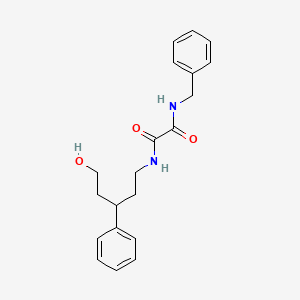 N1-benzyl-N2-(5-hydroxy-3-phenylpentyl)oxalamide