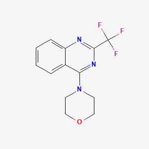 molecular formula C13H12F3N3O B2984068 4-(2-(Trifluoromethyl)quinazolin-4-yl)morpholine CAS No. 914219-13-9
