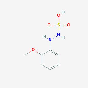 molecular formula C7H10N2O4S B2984076 2-(2-Methoxyphenyl)hydrazinesulfonic acid CAS No. 773803-87-5