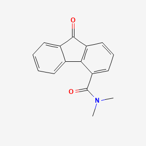 molecular formula C16H13NO2 B2984112 N,N-dimethyl-9-oxofluorene-4-carboxamide CAS No. 24040-52-6