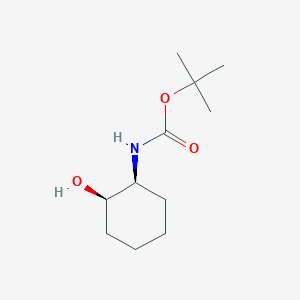 molecular formula C11H21NO3 B2984114 tert-butyl ((1S,2R)-2-hydroxycyclohexyl)carbaMate CAS No. 214679-17-1