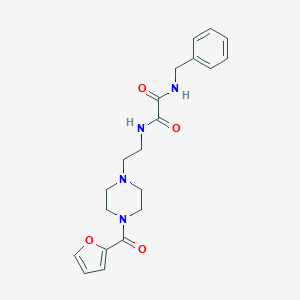 molecular formula C20H24N4O4 B298417 N-Benzyl-N'-{2-[4-(furan-2-carbonyl)-piperazin-1-yl]-ethyl}-oxalamide 