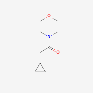 molecular formula C9H15NO2 B2984193 2-Cyclopropyl-1-morpholinoethanone CAS No. 1341489-08-4