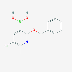 [2-(Benzyloxy)-5-chloro-6-methylpyridin-3-yl]boronic acid