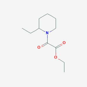 Ethyl (2-ethylpiperidin-1-yl)(oxo)acetate
