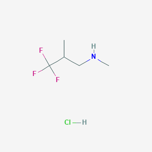 Methyl(3,3,3-trifluoro-2-methylpropyl)amine hydrochloride
