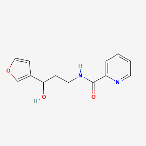 N-(3-(furan-3-yl)-3-hydroxypropyl)picolinamide