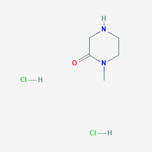 molecular formula C5H12Cl2N2O B2984270 1-Methylpiperazin-2-one dihydrochloride CAS No. 1185292-91-4