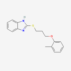 2-((3-(o-tolyloxy)propyl)thio)-1H-benzo[d]imidazole
