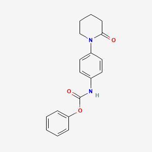molecular formula C18H18N2O3 B2984274 Phenyl (4-(2-oxopiperidin-1-yl)phenyl)carbamate CAS No. 941918-54-3