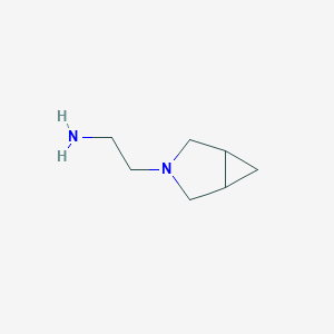 molecular formula C7H14N2 B2984303 2-(3-Azabicyclo[3.1.0]hexan-3-yl)ethanamine CAS No. 1553867-69-8