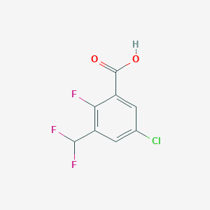 5-Chloro-3-(difluoromethyl)-2-fluorobenzoic acid