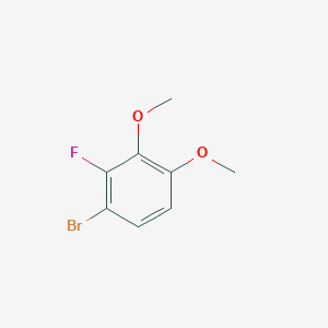 molecular formula C8H8BrFO2 B2984361 1-Bromo-3,4-dimethoxy-2-fluorobenzene CAS No. 1095544-37-8