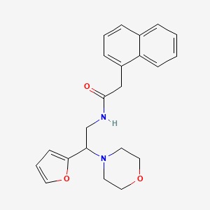 N-(2-(furan-2-yl)-2-morpholinoethyl)-2-(naphthalen-1-yl)acetamide