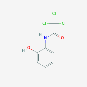 molecular formula C8H6Cl3NO2 B2984409 2,2,2-trichloro-N-(2-hydroxyphenyl)acetamide CAS No. 23144-40-3