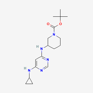 tert-Butyl 3-((6-(cyclopropylamino)pyrimidin-4-yl)amino)piperidine-1-carboxylate