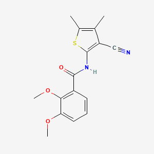 N-(3-cyano-4,5-dimethylthiophen-2-yl)-2,3-dimethoxybenzamide