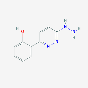 2-(6-Hydrazinylpyridazin-3-yl)phenol