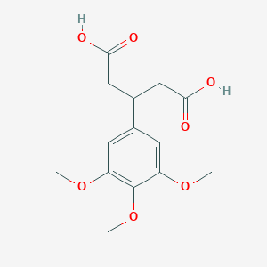 3-(3,4,5-Trimethoxyphenyl)pentanedioic acid