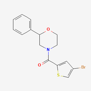 (4-Bromothiophen-2-yl)(2-phenylmorpholino)methanone