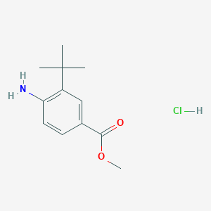 Methyl 4-amino-3-(tert-butyl)benzoate hydrochloride
