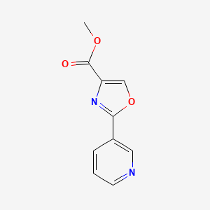 Methyl 2-(pyridin-3-YL)oxazole-4-carboxylate