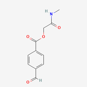[2-(Methylamino)-2-oxoethyl] 4-formylbenzoate