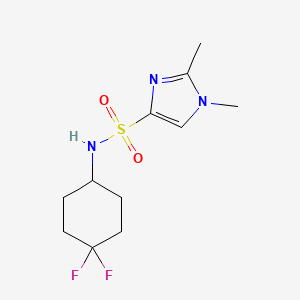 N-(4,4-difluorocyclohexyl)-1,2-dimethyl-1H-imidazole-4-sulfonamide