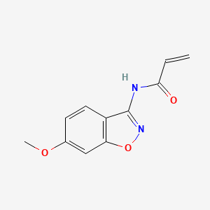 molecular formula C11H10N2O3 B2984708 N-(6-Methoxy-1,2-benzoxazol-3-yl)prop-2-enamide CAS No. 2305537-64-6