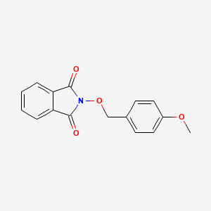 molecular formula C16H13NO4 B2984720 2-[(4-甲氧基苯基)甲氧基]异吲哚-1,3-二酮 CAS No. 2014-61-1