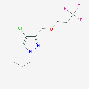 4-chloro-1-isobutyl-3-[(3,3,3-trifluoropropoxy)methyl]-1H-pyrazole
