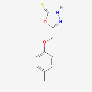 5-p-Tolyloxymethyl-3H-[1,3,4]oxadiazole-2-thione