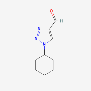 molecular formula C9H13N3O B2984820 1-Cyclohexyltriazole-4-carbaldehyde CAS No. 1485565-50-1