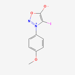 4-Iodo-3-(4-methoxyphenyl)-3H-1,2,3-oxadiazol-1-ium-5-olate
