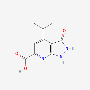 4-isopropyl-3-oxo-2,3-dihydro-1H-pyrazolo[3,4-b]pyridine-6-carboxylic acid