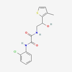molecular formula C15H15ClN2O3S B2984901 N1-(2-chlorophenyl)-N2-(2-hydroxy-2-(3-methylthiophen-2-yl)ethyl)oxalamide CAS No. 1351631-26-9